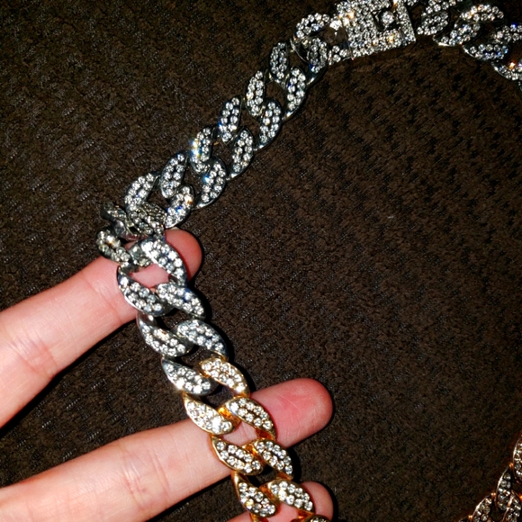 2 tone Miami Cuban Chain - Picture 7 of 12